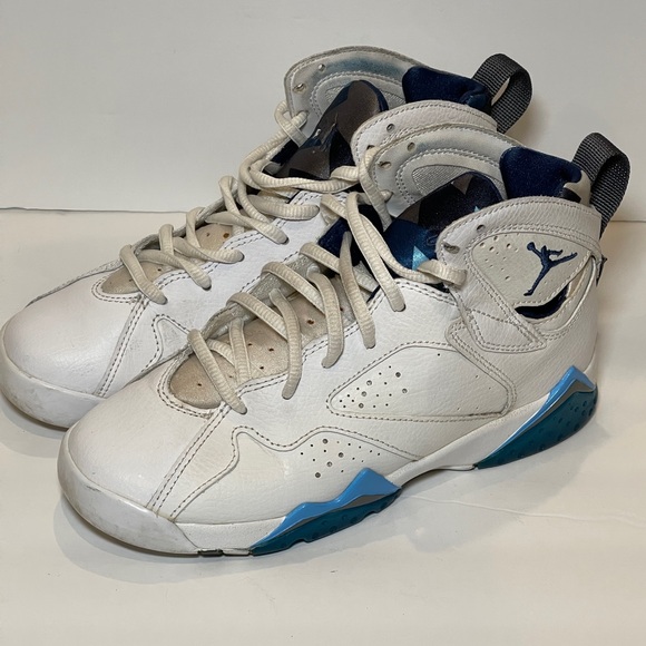 Air Jordan 7 Retro French Blue 2015 Boys Shoes - Picture 2 of 9